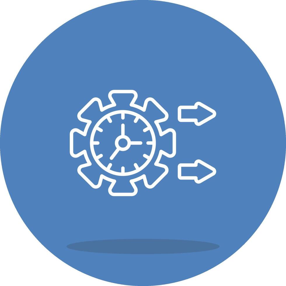 Fast Time Mobile App Graphic Asset vector