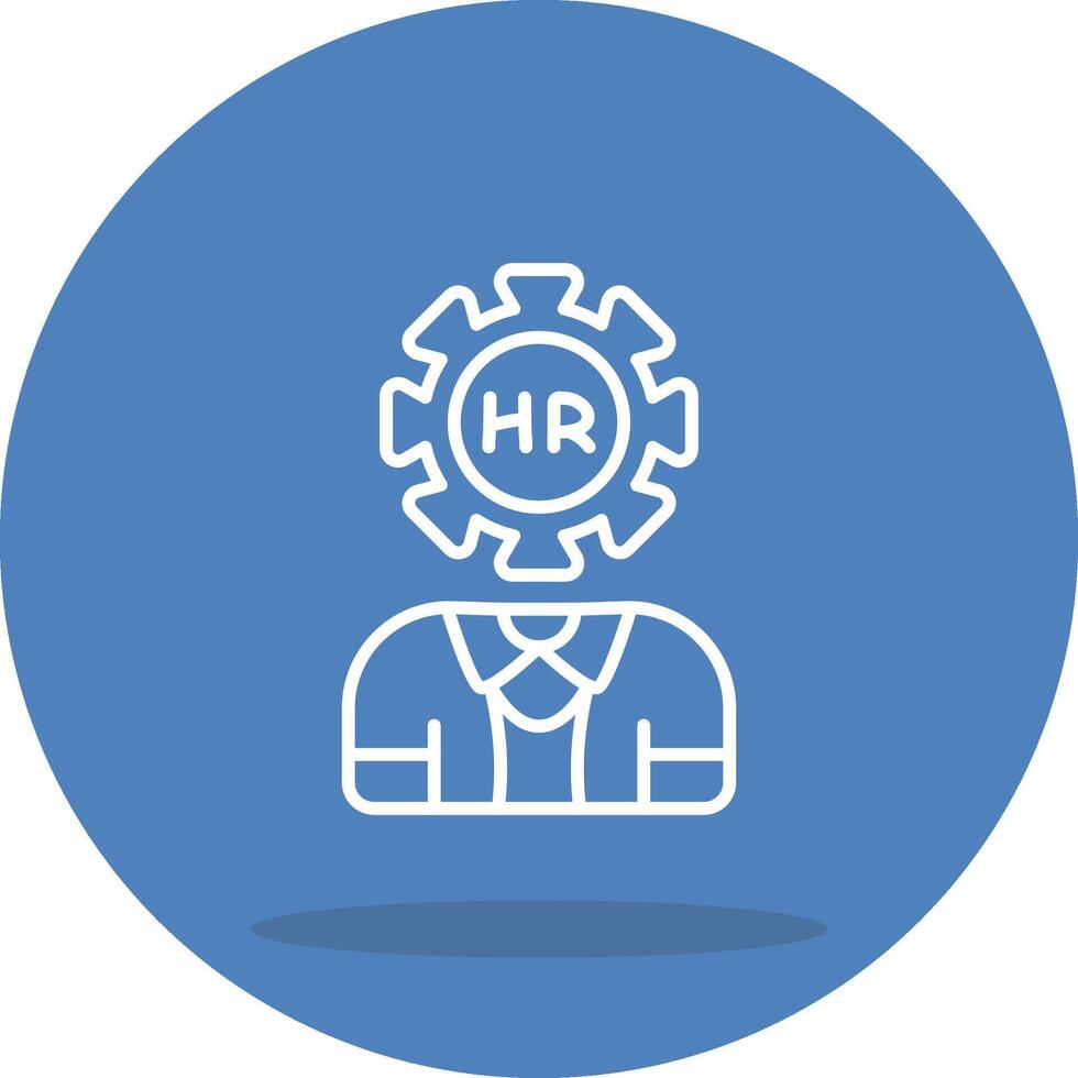 Hr Manager Sharp Graphic Line Work vector