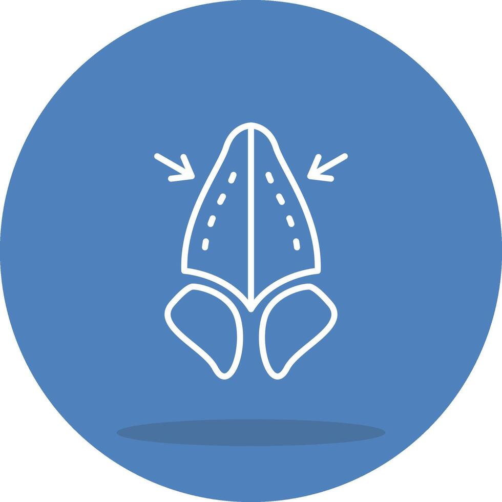 nariz aumento funcional ui diseño elemento vector