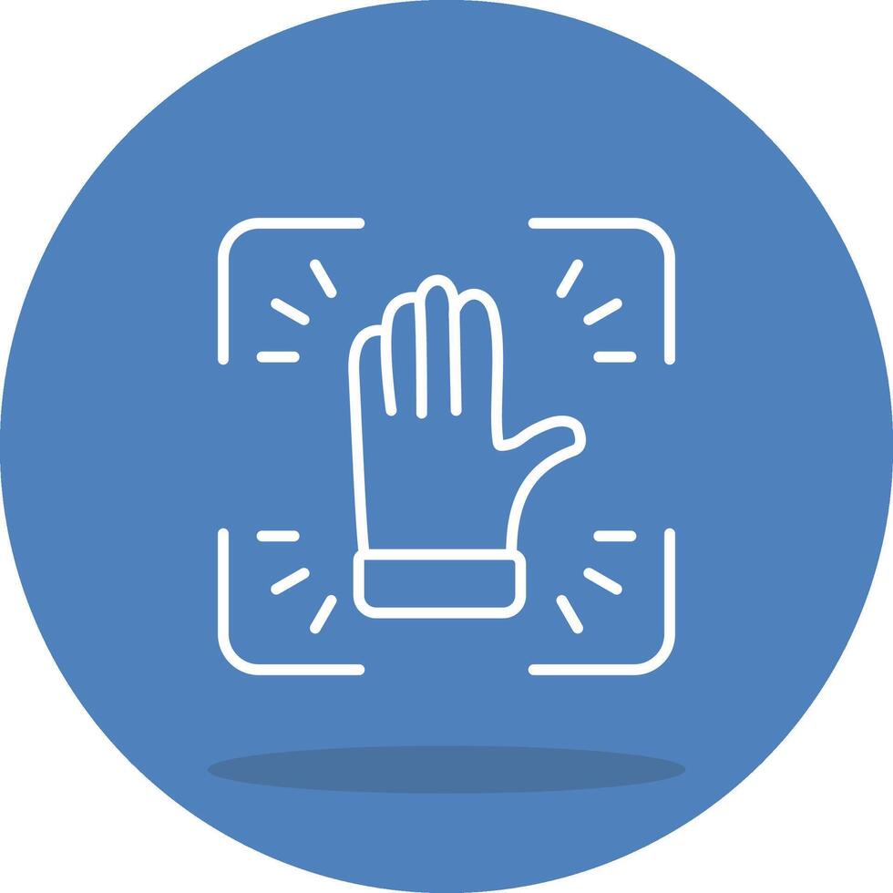 Fingerprint Scan Application Interface Graphic Layout vector