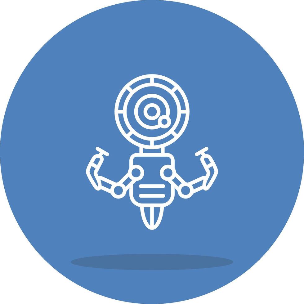 robot profesional ui diseño elemento vector