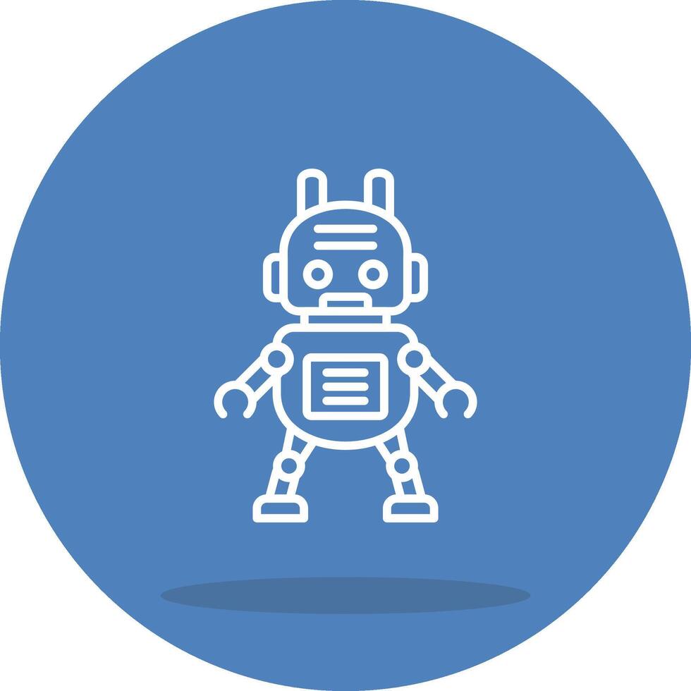 Robot System UI Graphic Element vector