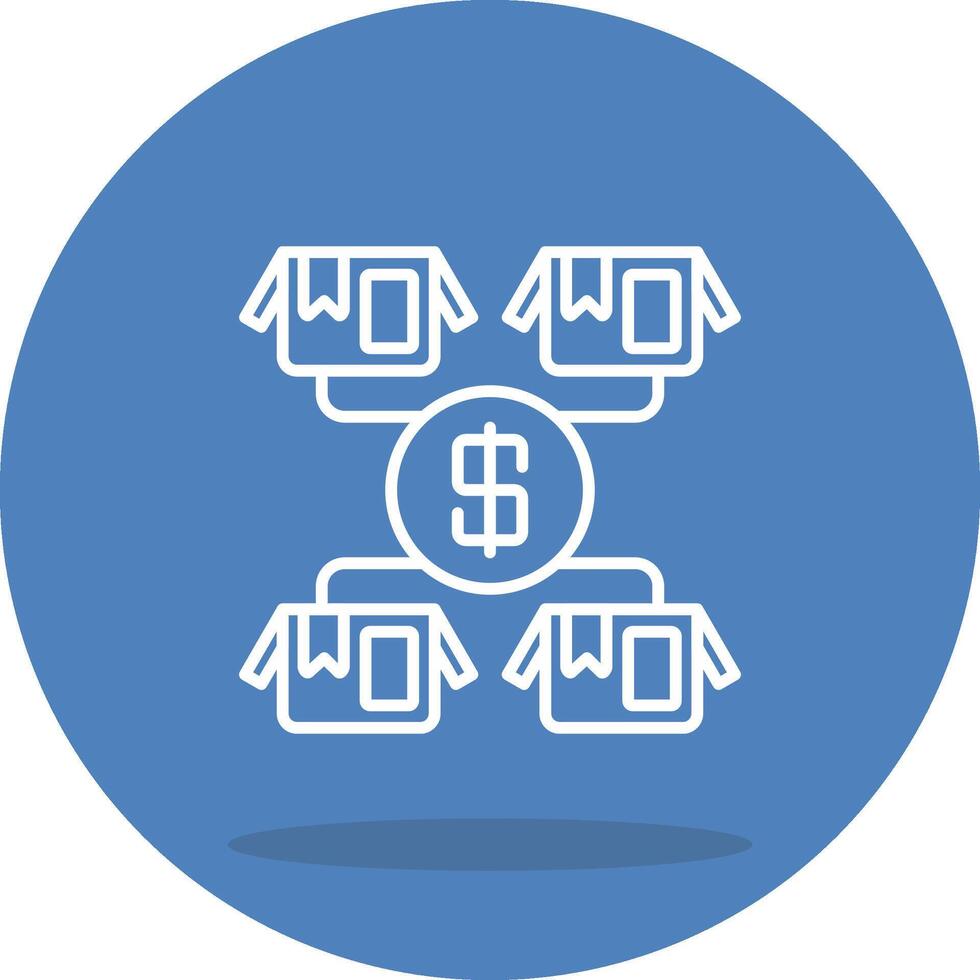 Cost Unique UI Graphic Representation vector