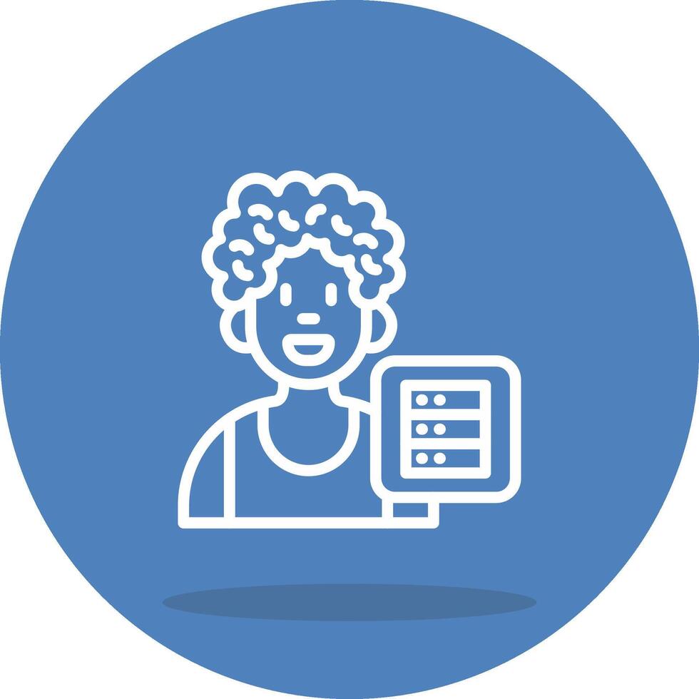 usuario base de datos enfocado ui gráfico elemento vector