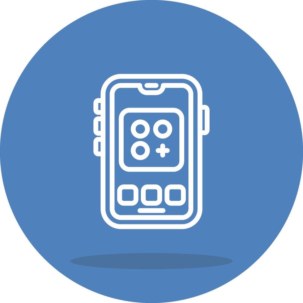 Mobile App Structured Graphic Design Object vector