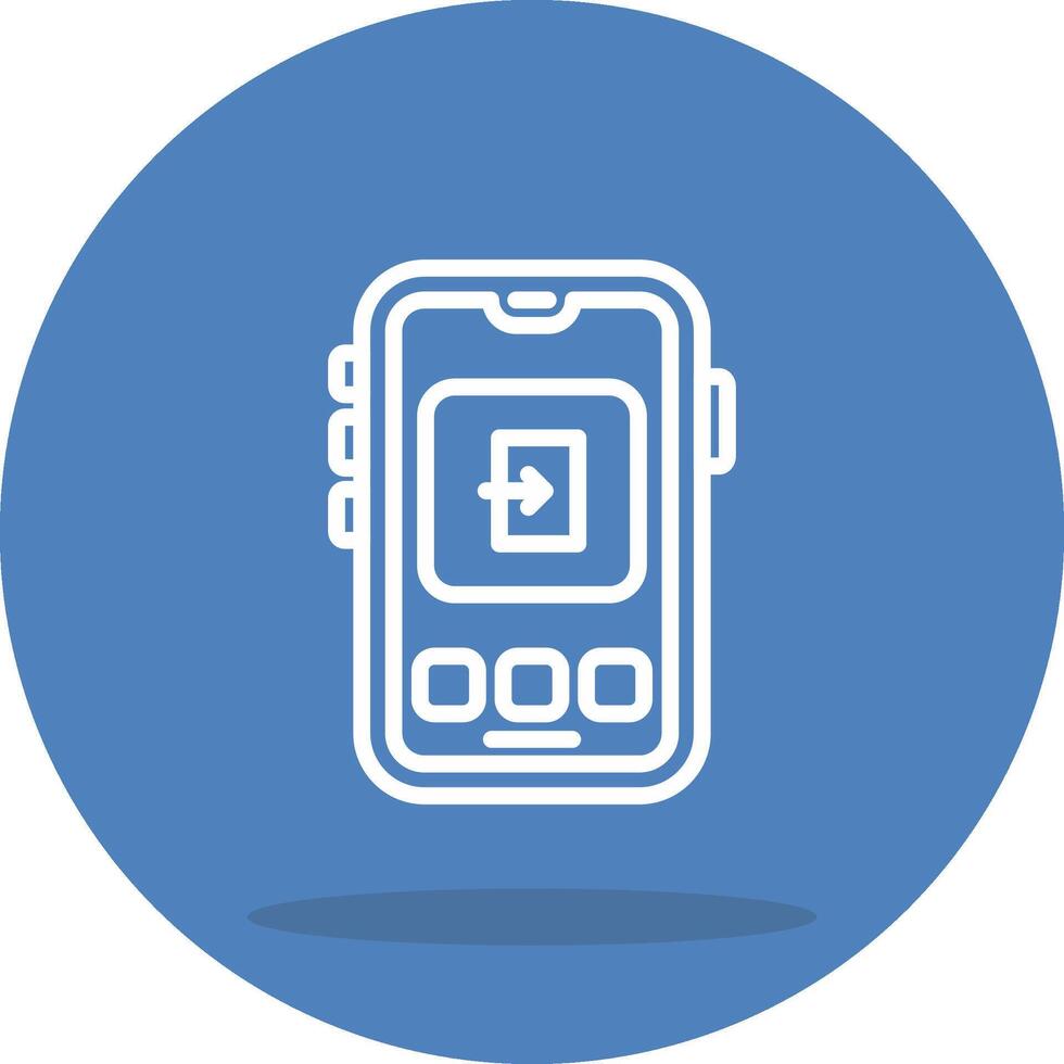 Mobile Exit Professional UI Design Element vector