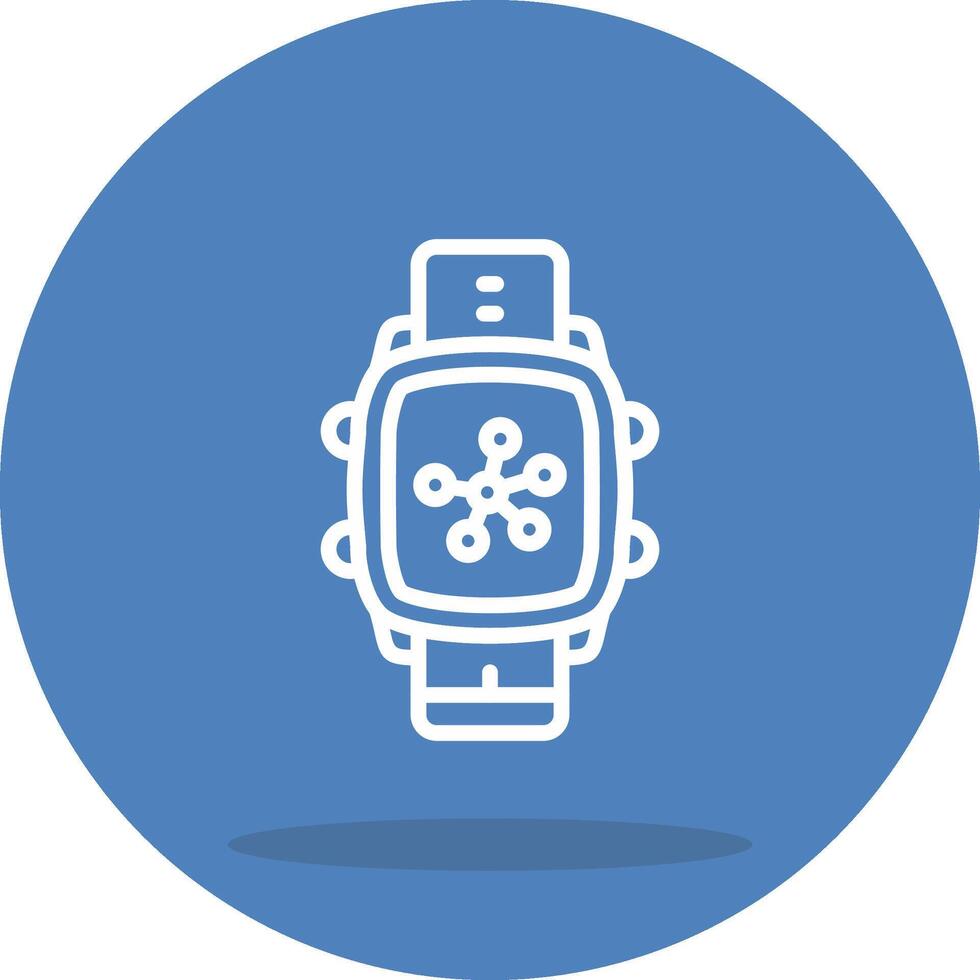 Smart Watch Network Focused UI Graphic Element vector