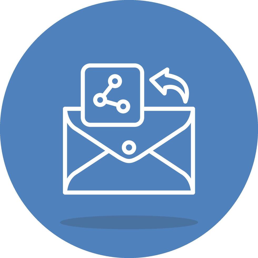 Email Share Functional UI Design Element vector