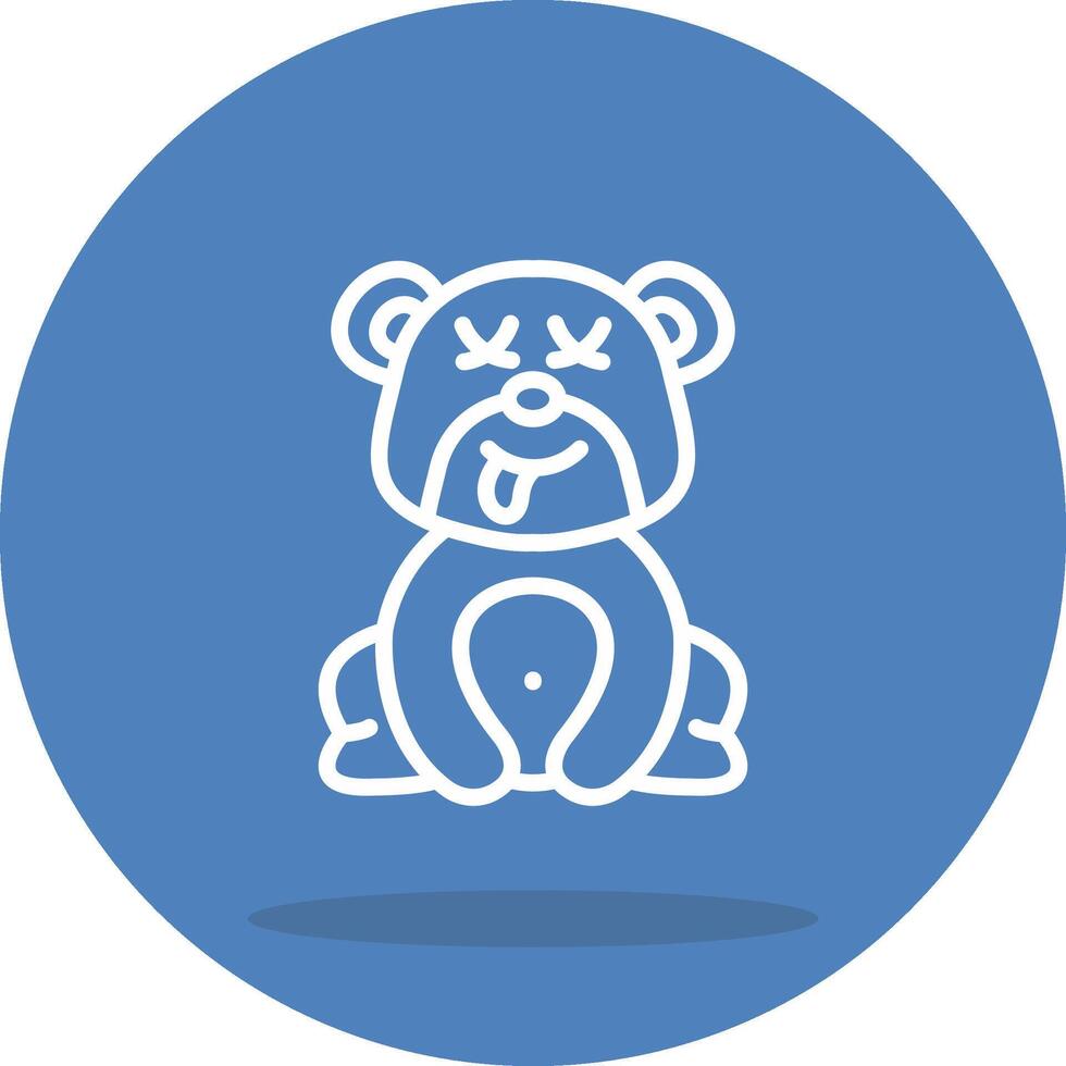 Dead Bear Dynamic User Interface Graphic vector