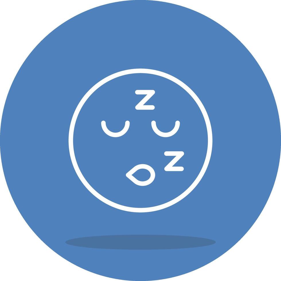 Sleeping Sharp Graphic Line Work vector