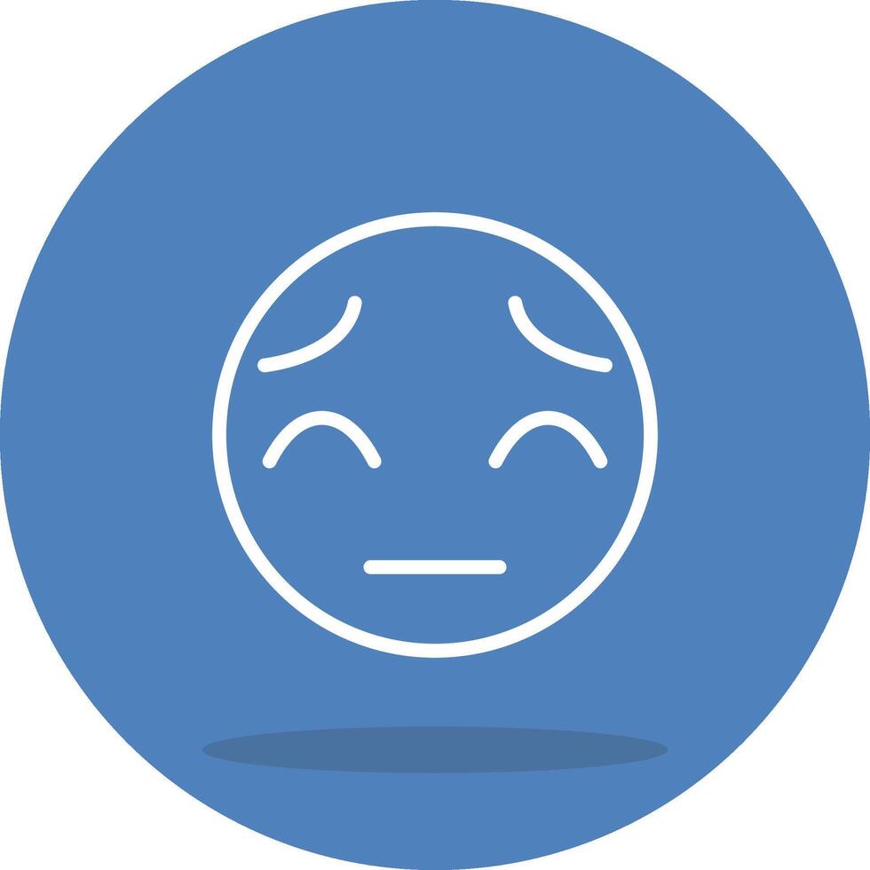 Pensive System UI Graphic Element vector