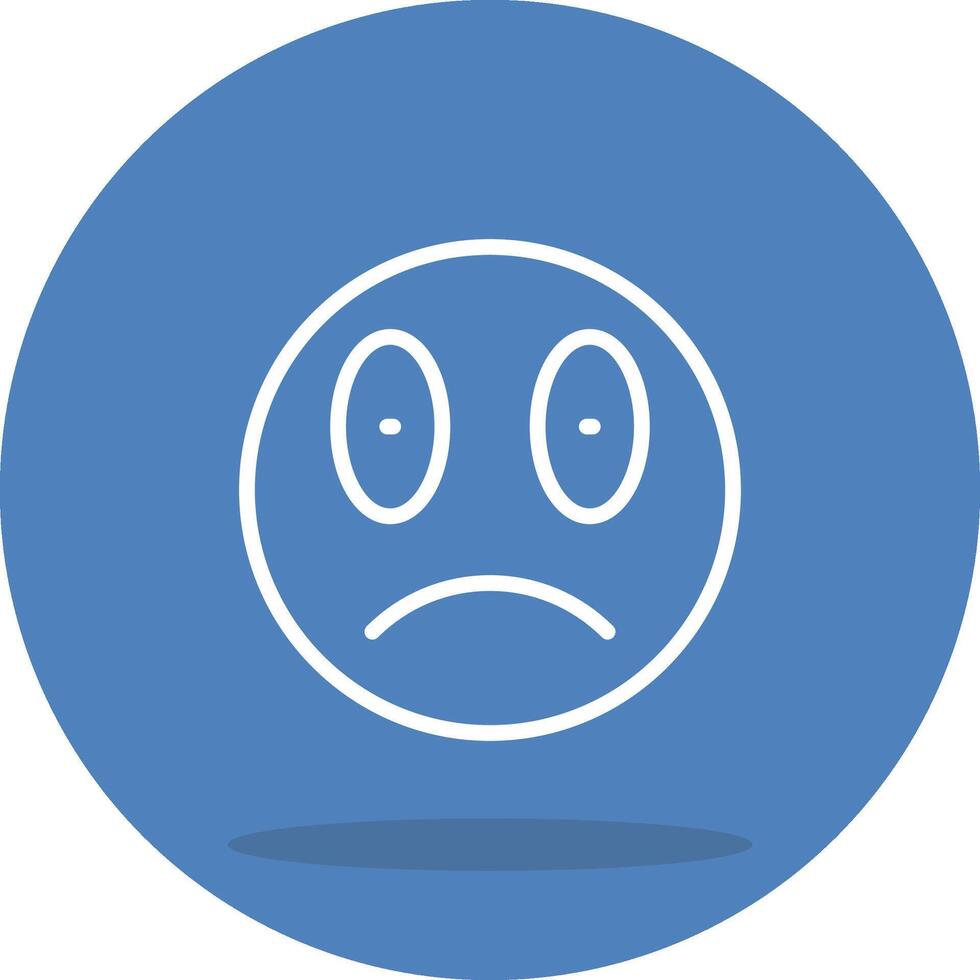 Flushed Simplified Visual Graphic Form vector