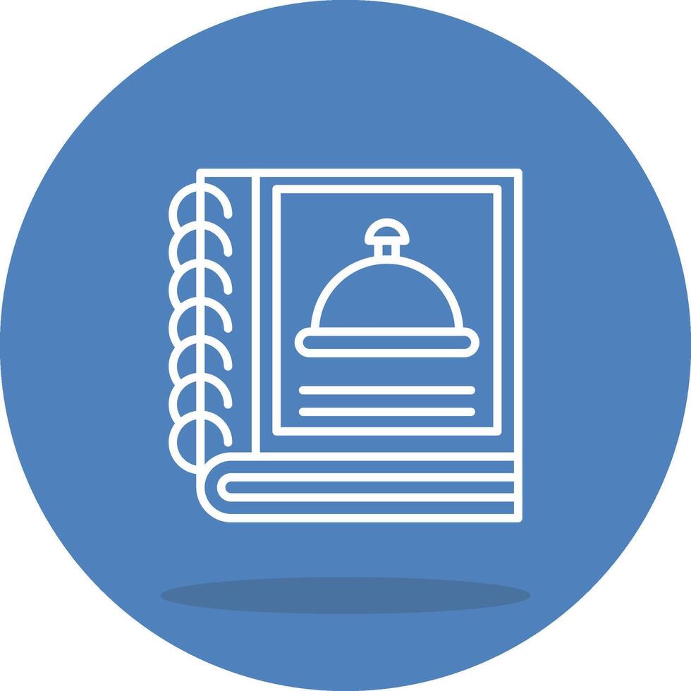 menú libro simplificado gráfico diseño formar vector