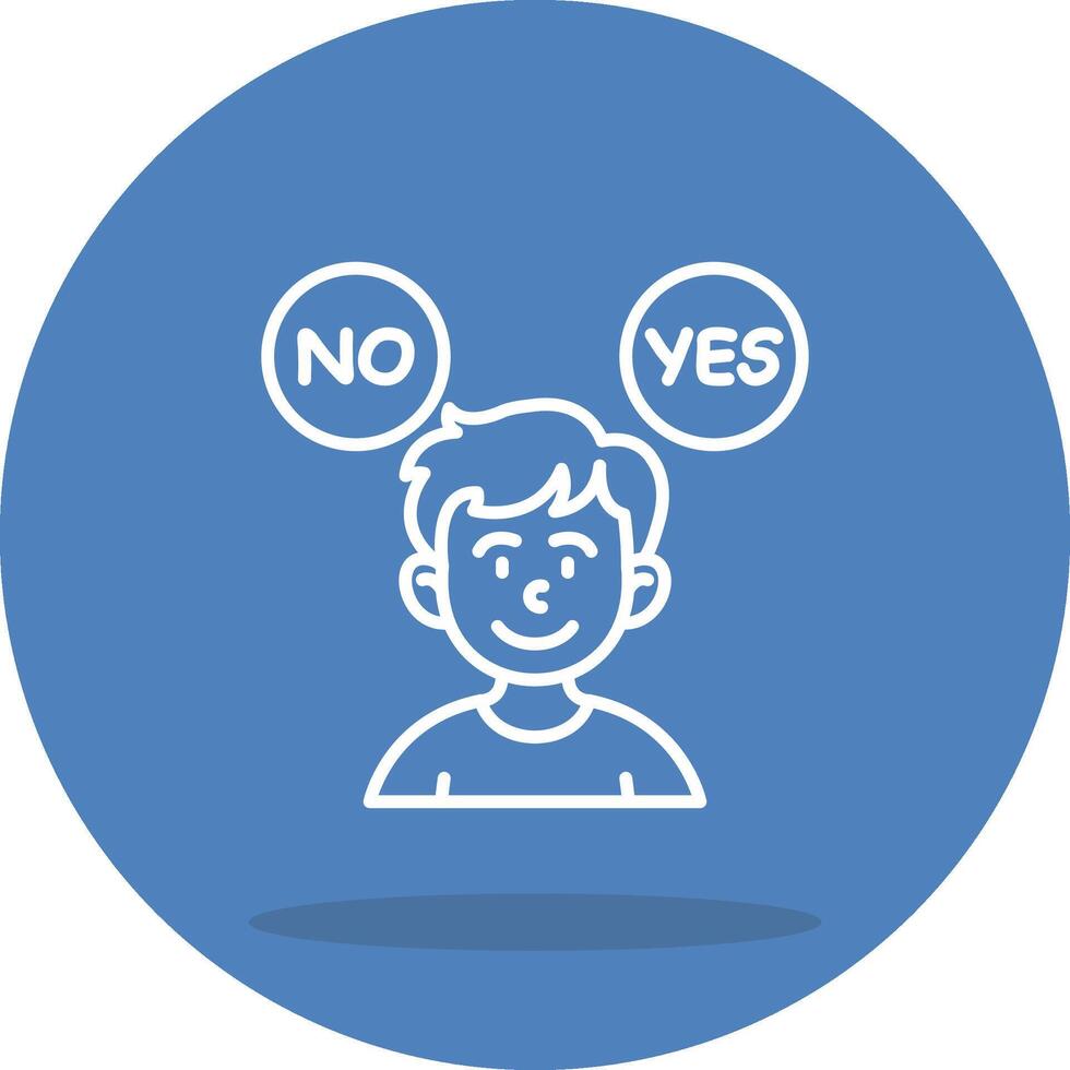 User Opinion Balanced UI Design Mark vector