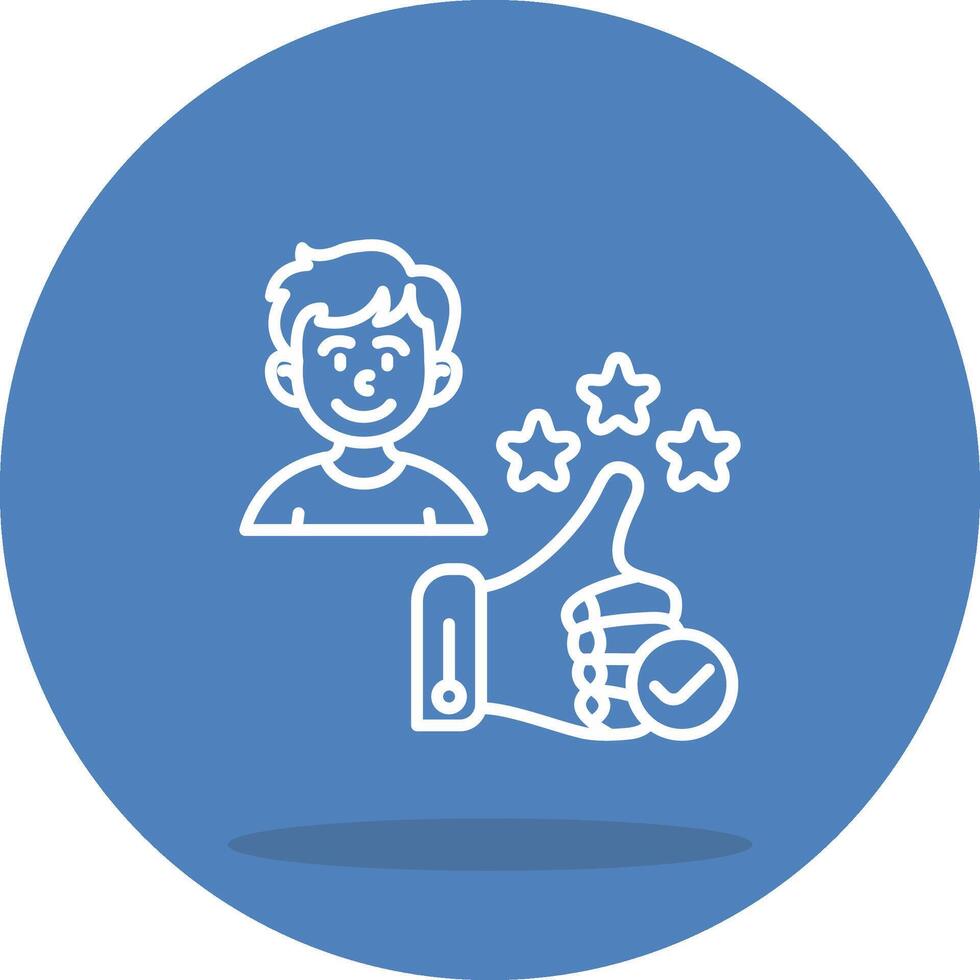 Experience Rating Optimized Web Graphic Layout vector