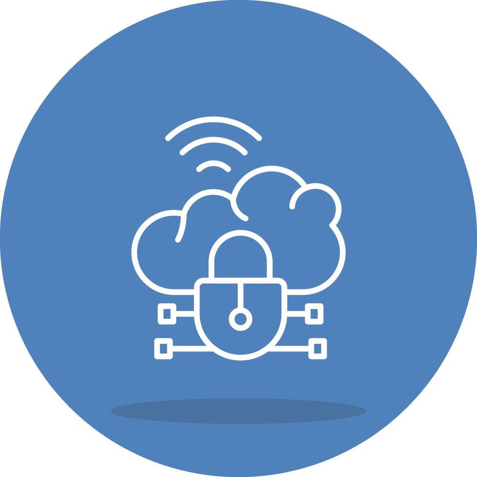 Cloud API Gateway Flexible Digital Graphic Object vector