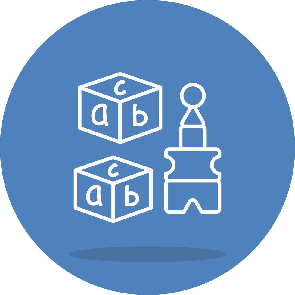 Toy Block Advanced UI Graphic Element vector