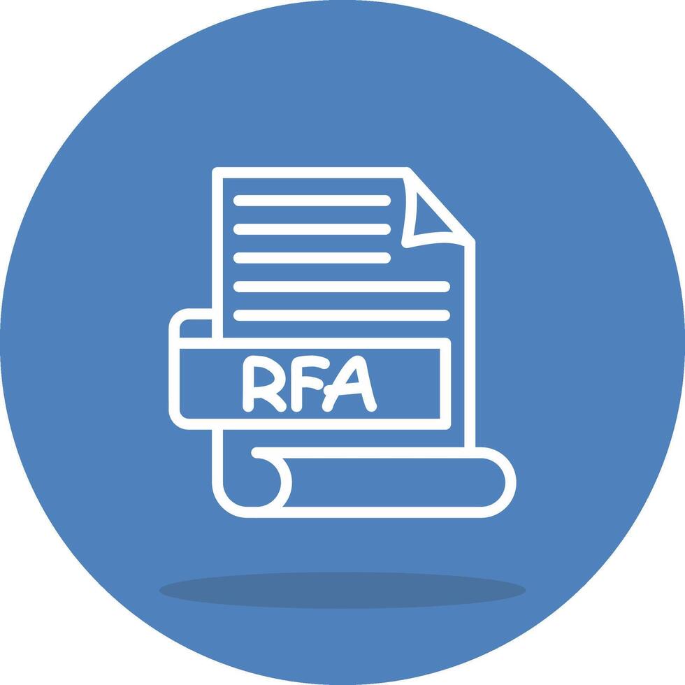 RFA Graphic Interface Design Layout vector