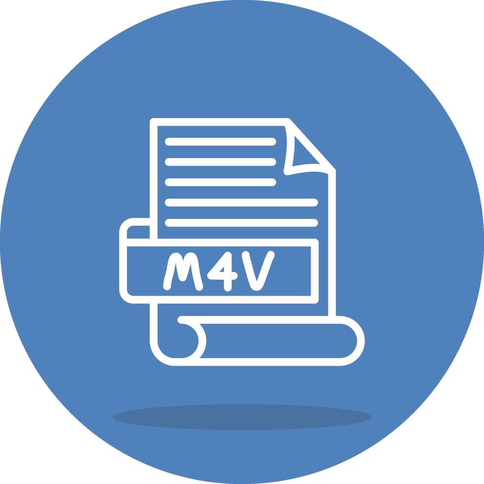 M4V Distinct Visual Design Layout vector