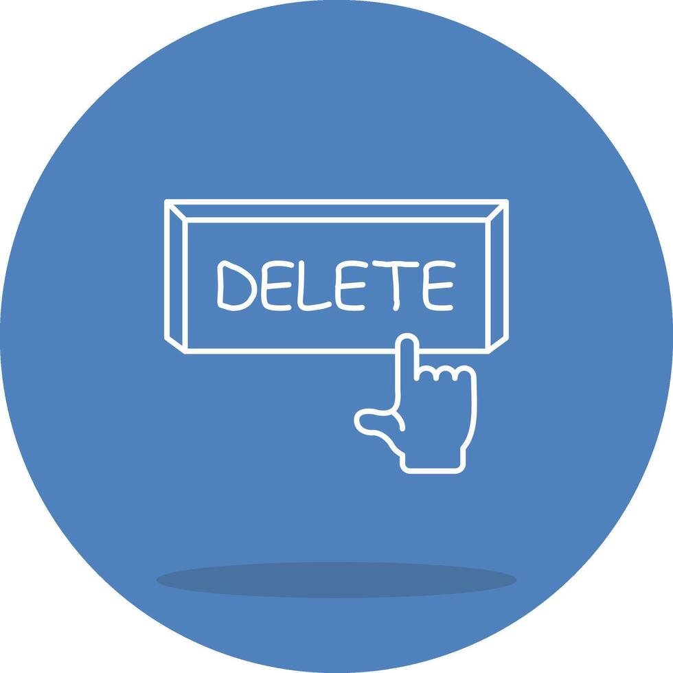 Delete Strong Visual Graphic Form vector