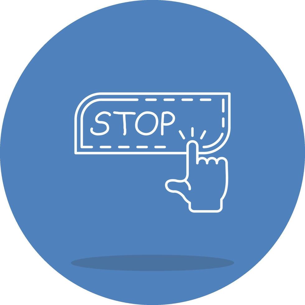 Stop Professional UI Design Element vector
