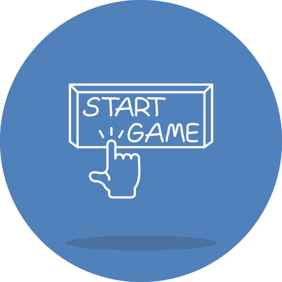 comienzo juego funcional ui diseño elemento vector