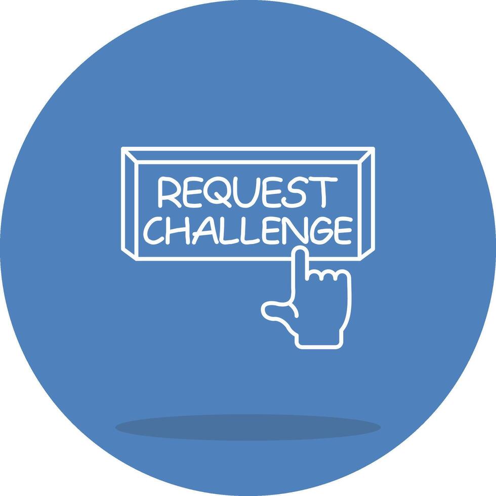 Request Challenge Distinctive Visual Graphic Symbol vector