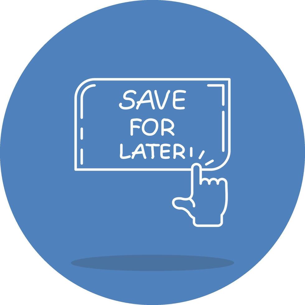 Save for Later Core Design Element vector