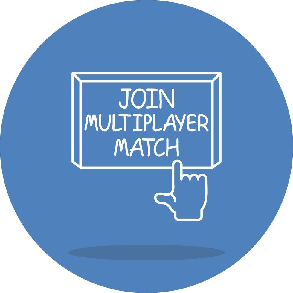 Join Multiplayer Match Consistent Design Graphic Layout vector