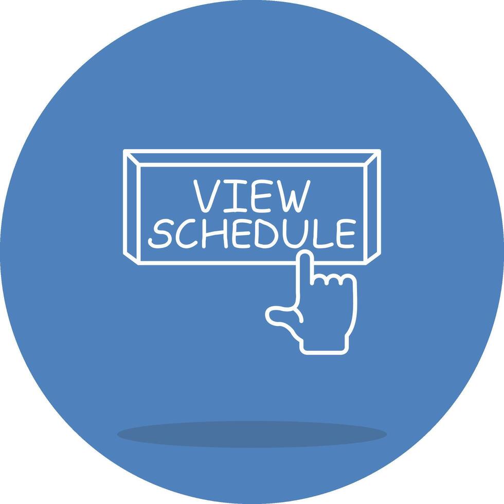 View Schedule Functional UI Design Element vector