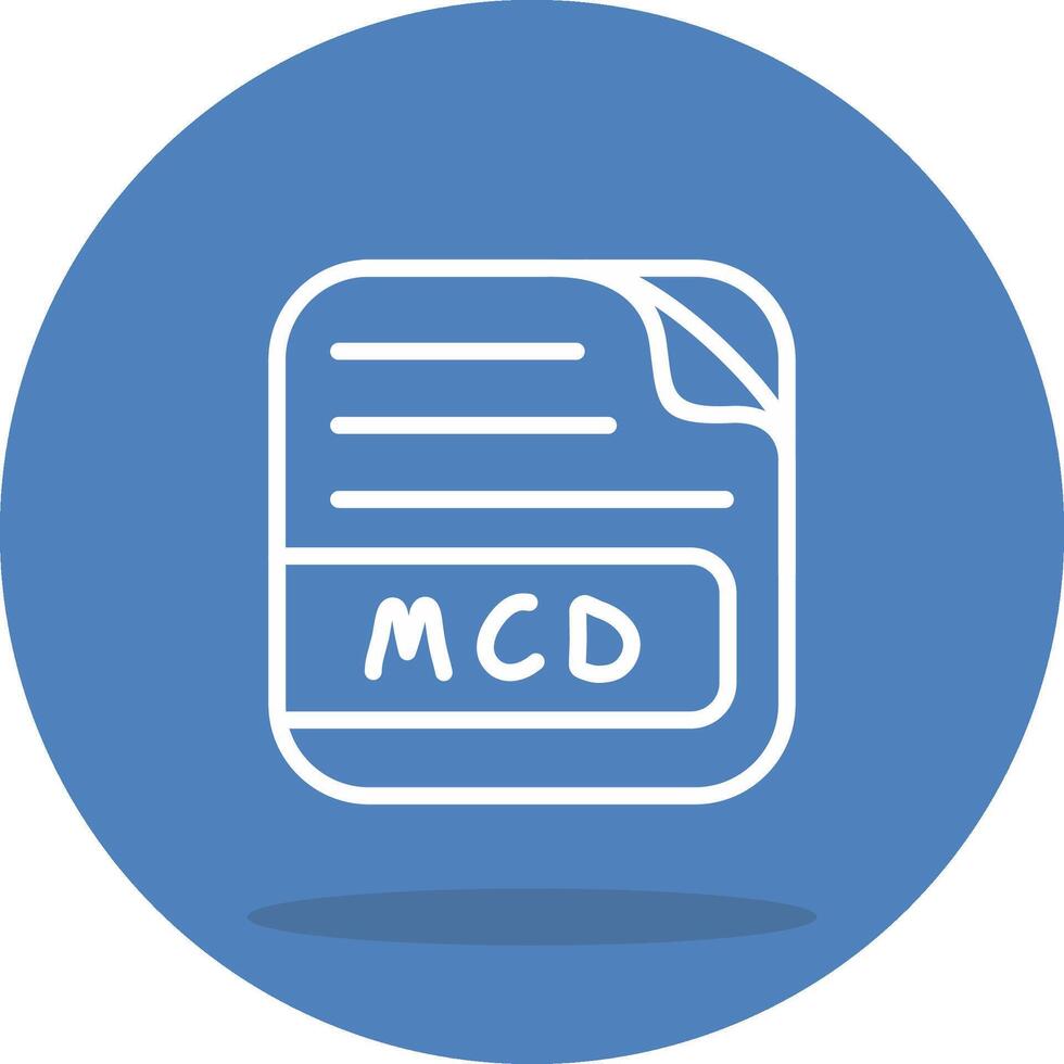 MCD File Layered Graphic Design Element vector
