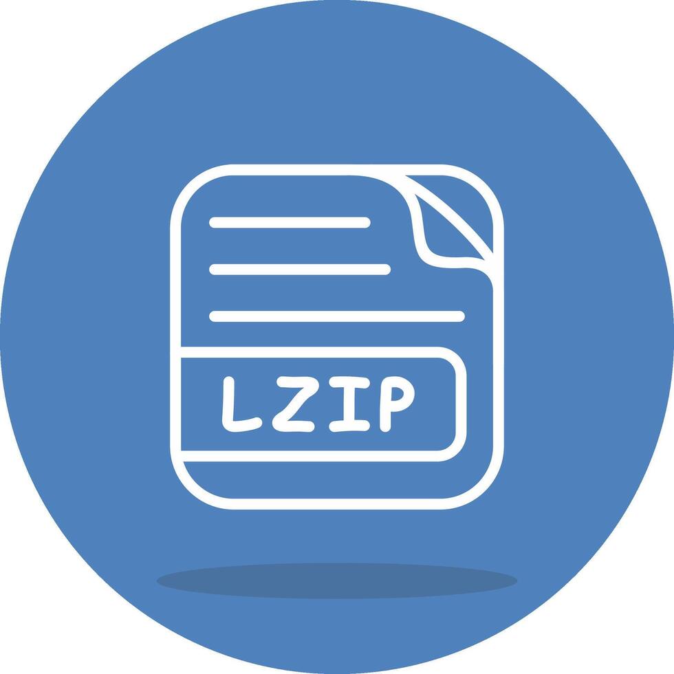 LZIP File Creative Digital Graphic Object vector