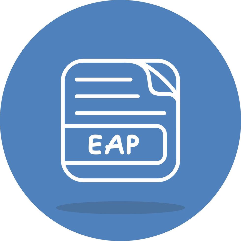 EAP File Mobile App Graphic Asset vector