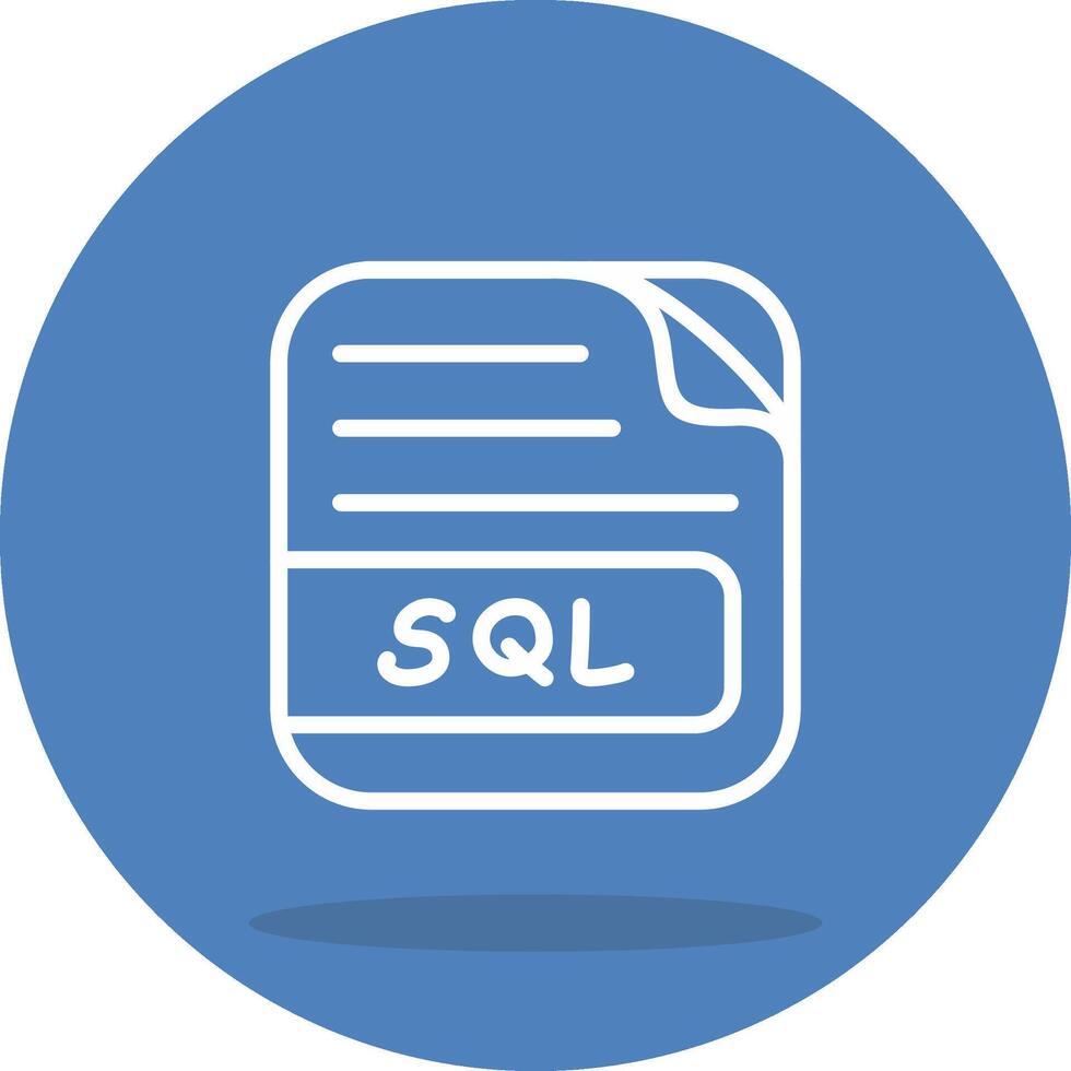 SQL File Application Interface Graphic Layout vector
