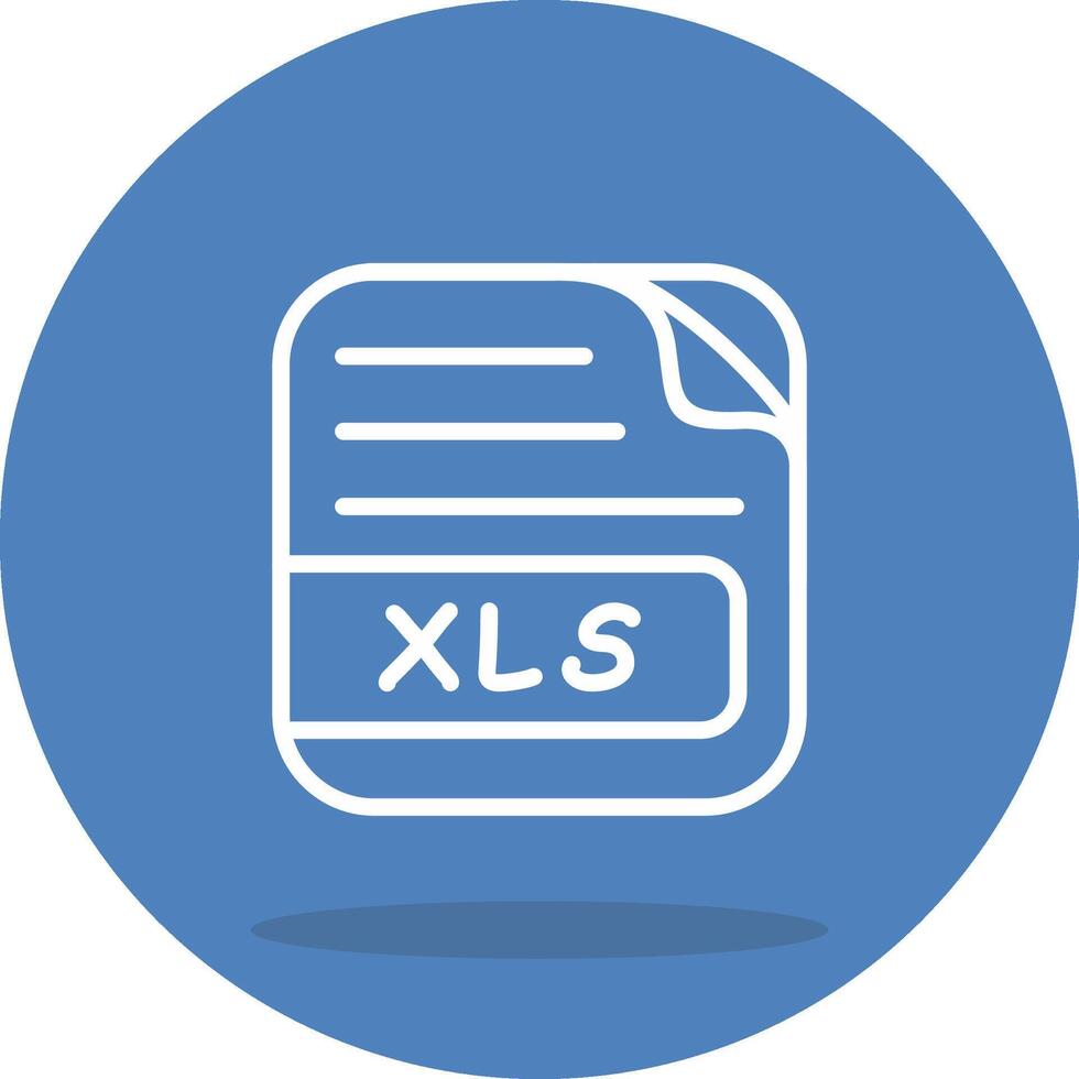 xls archivo estructurado gráfico diseño objeto vector