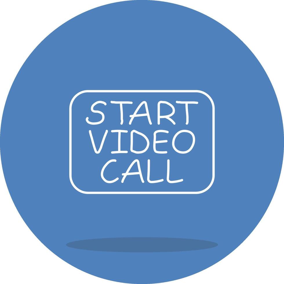 Start Call Simple Modern Layout vector