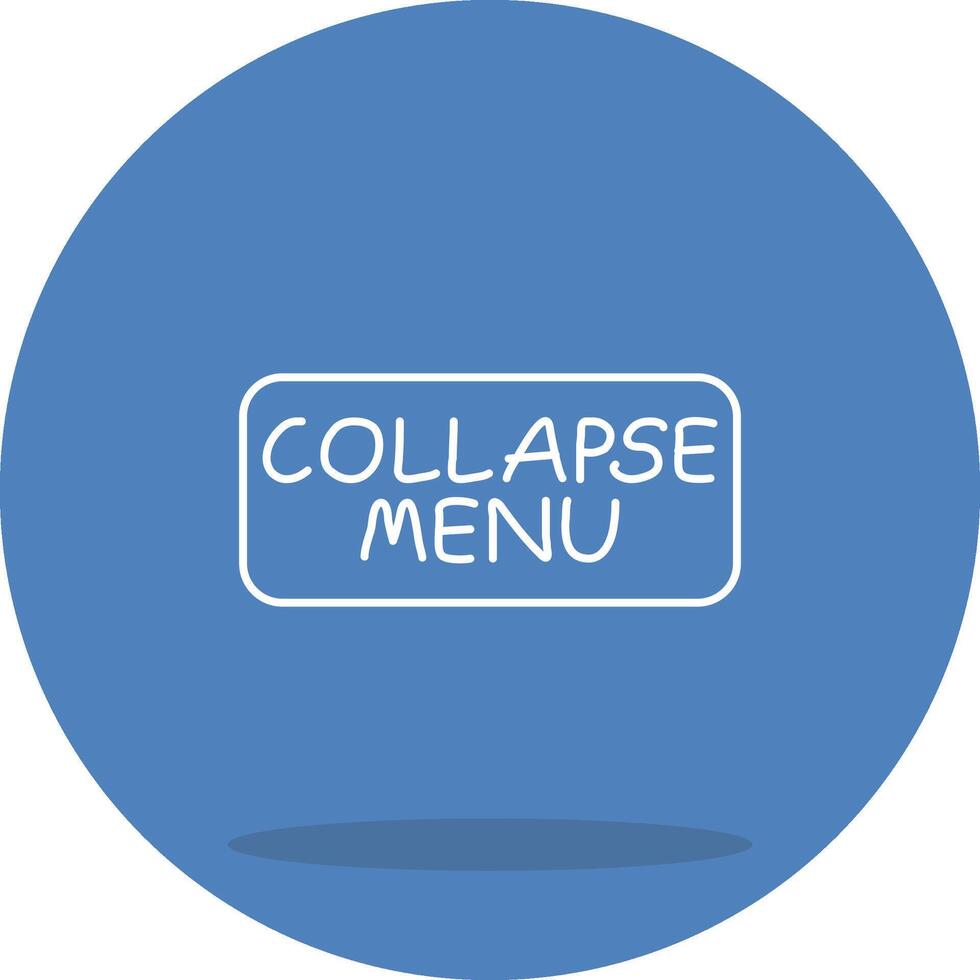 colapso menú optimizado web gráfico diseño vector