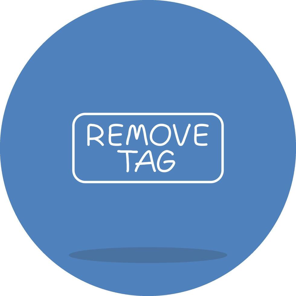 Remove Tag Adaptive UI Graphic vector
