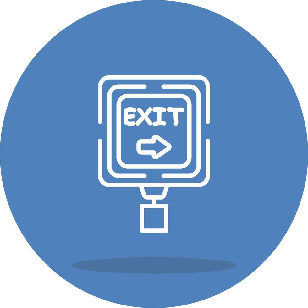 Next Exit Dynamic User Interface Graphic vector