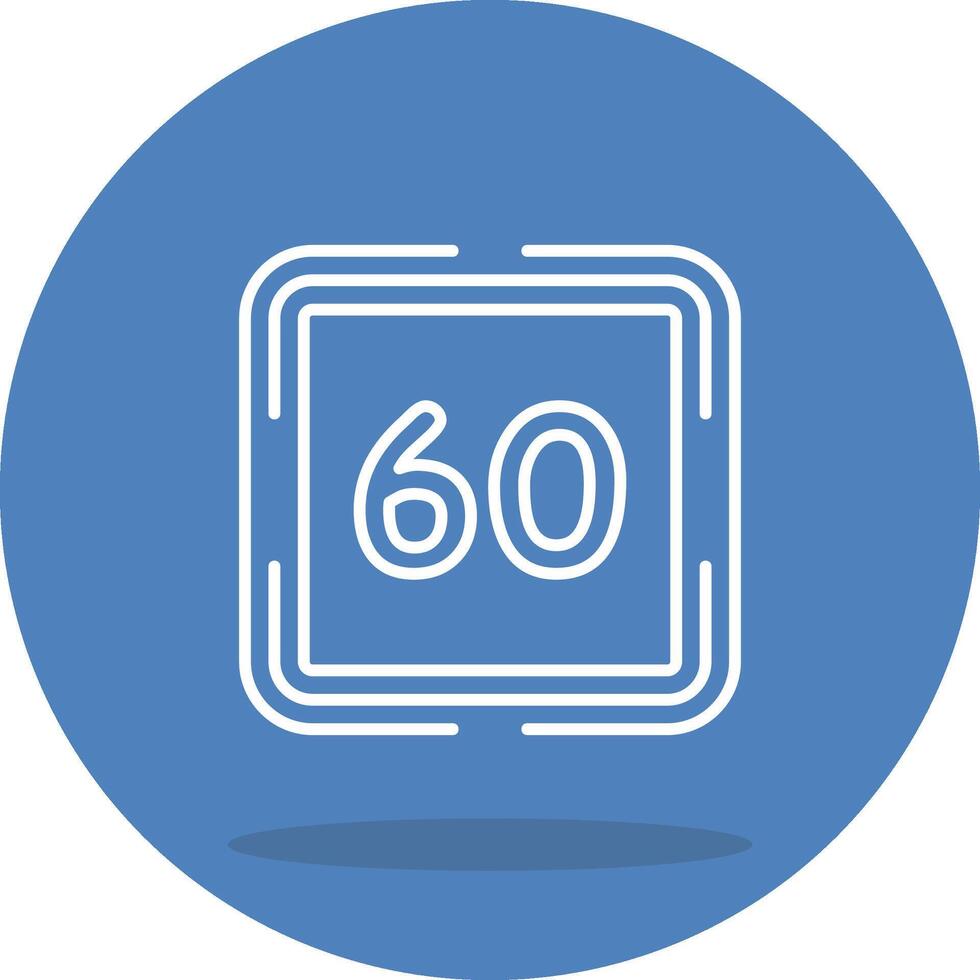 Counting Sixty Functional UI Design Element vector