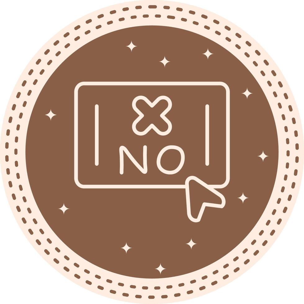 No Decision Advanced User Interface Asset vector