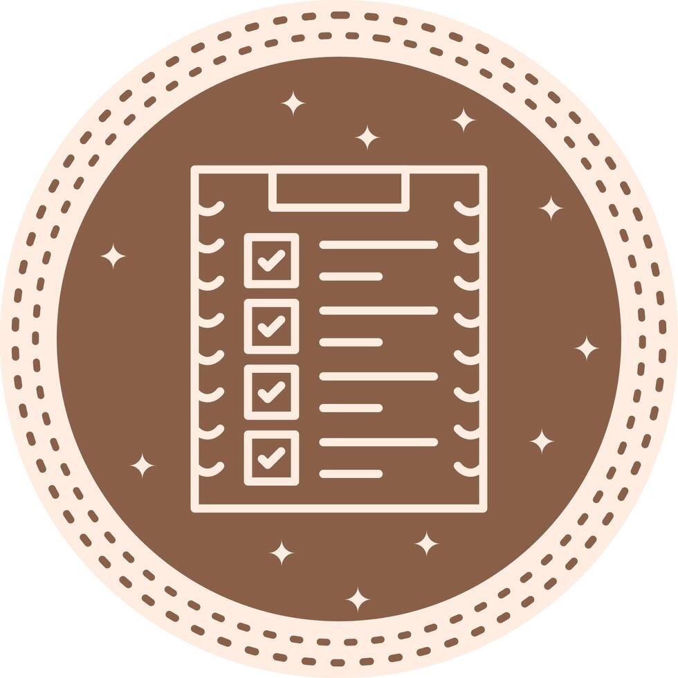 Bullet List Branded User Experience Symbol vector