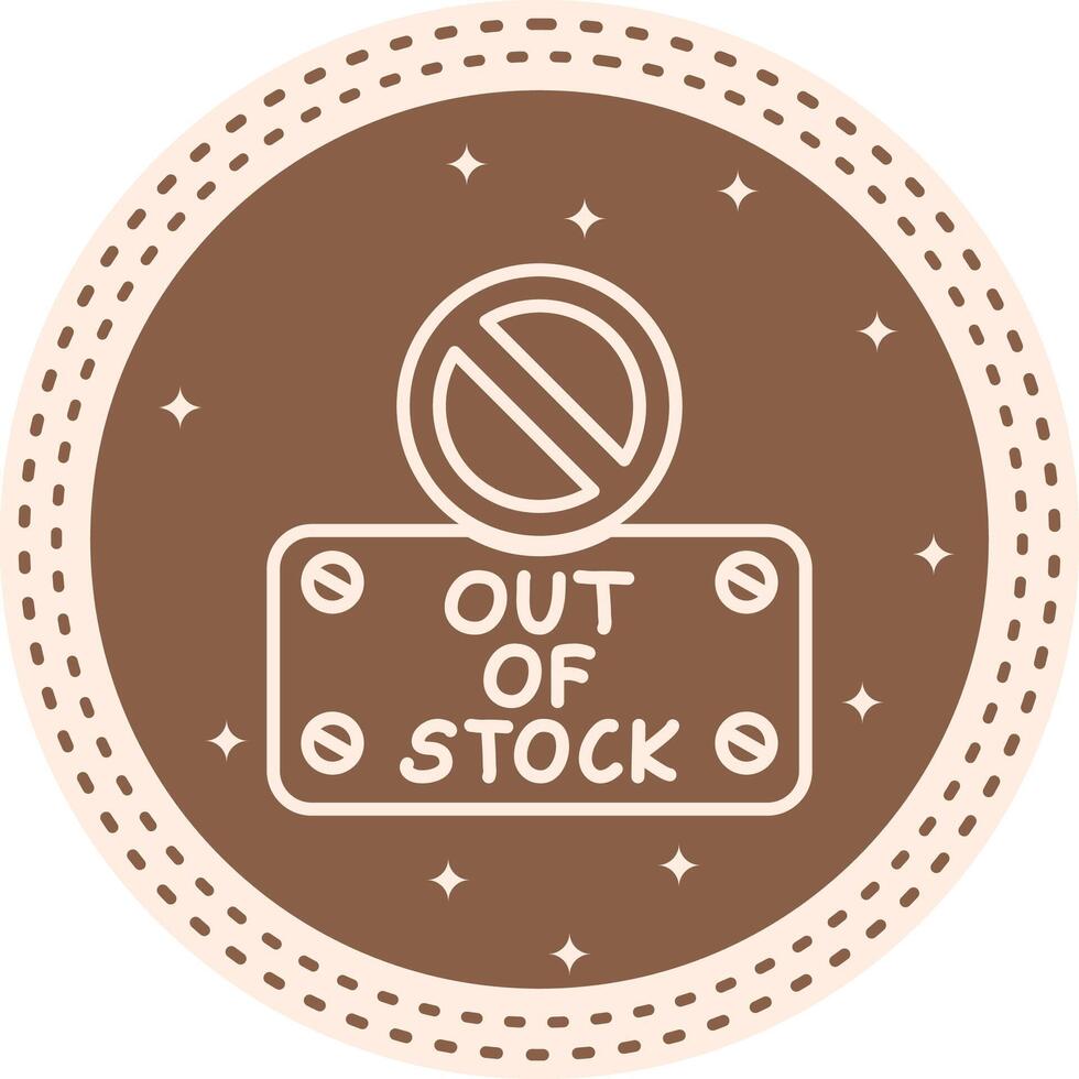Out Of Stock High Resolution File vector