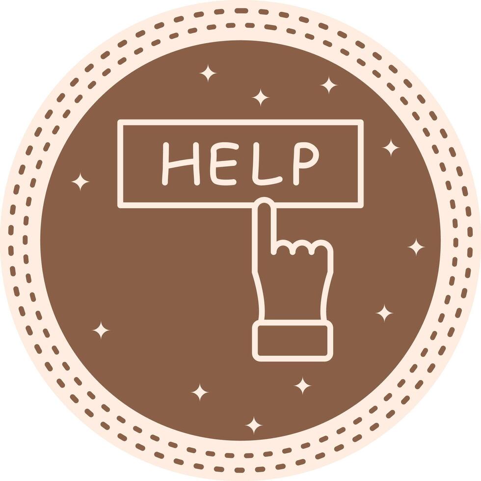 Help Feature Highlight Design Mark vector