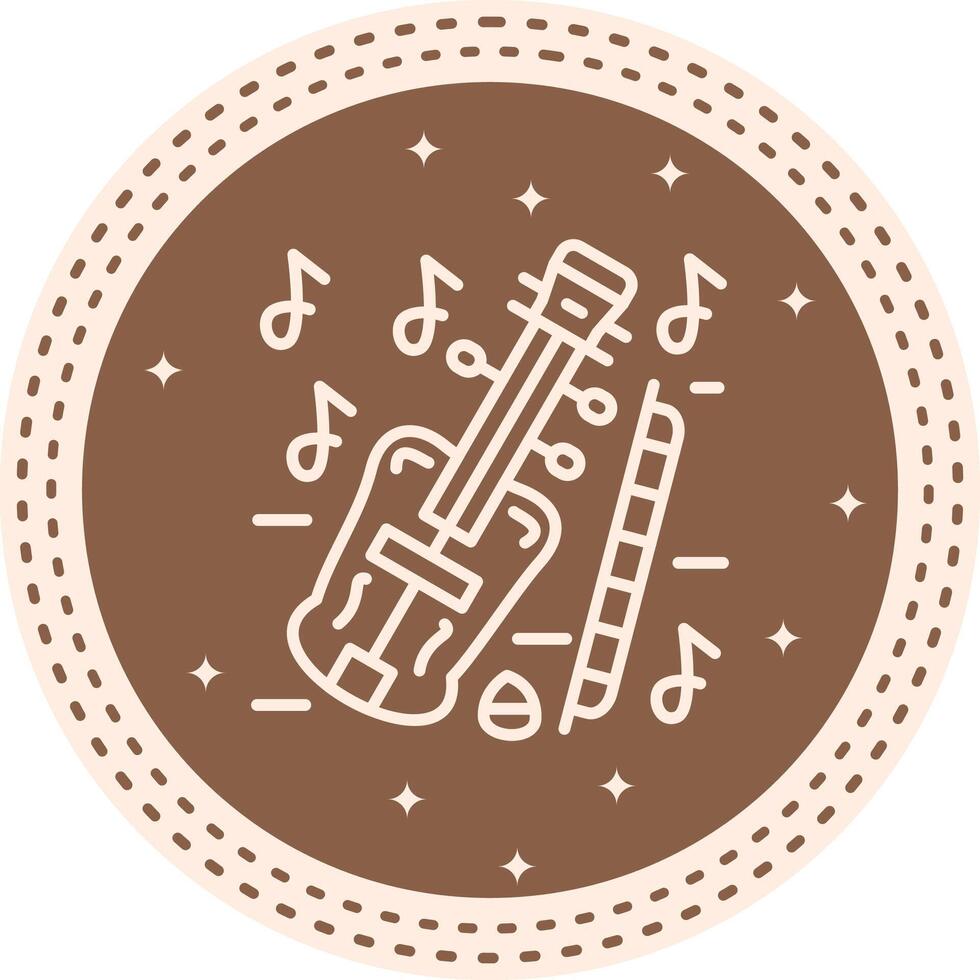 Violin Scalable Creative Design Object vector