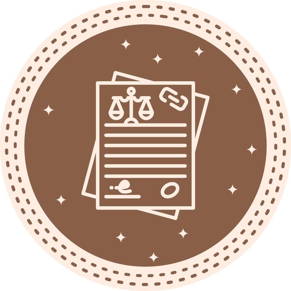 Law Document Distinctive UX Design Shape vector