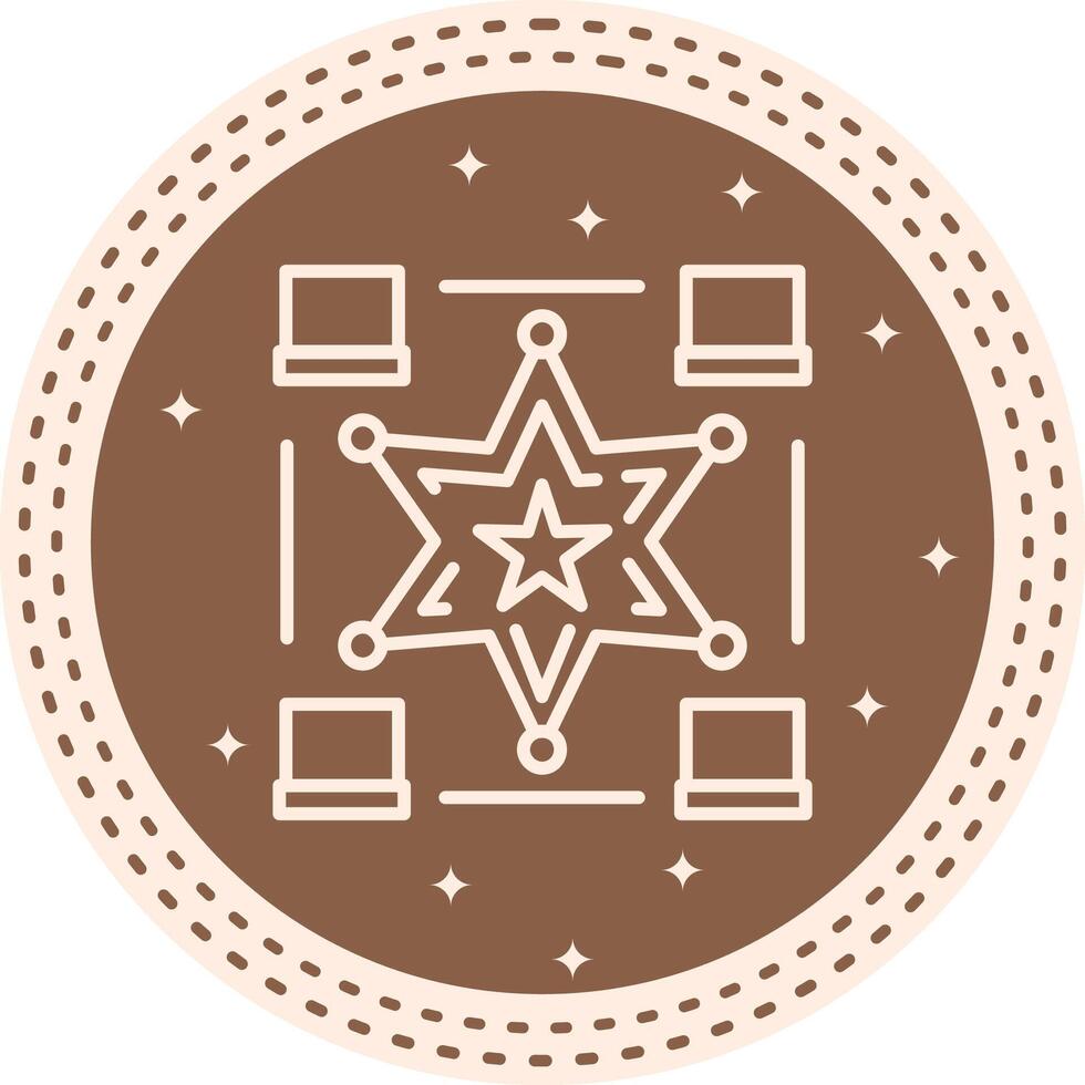 Star Flow Abstract User Interface Shape vector