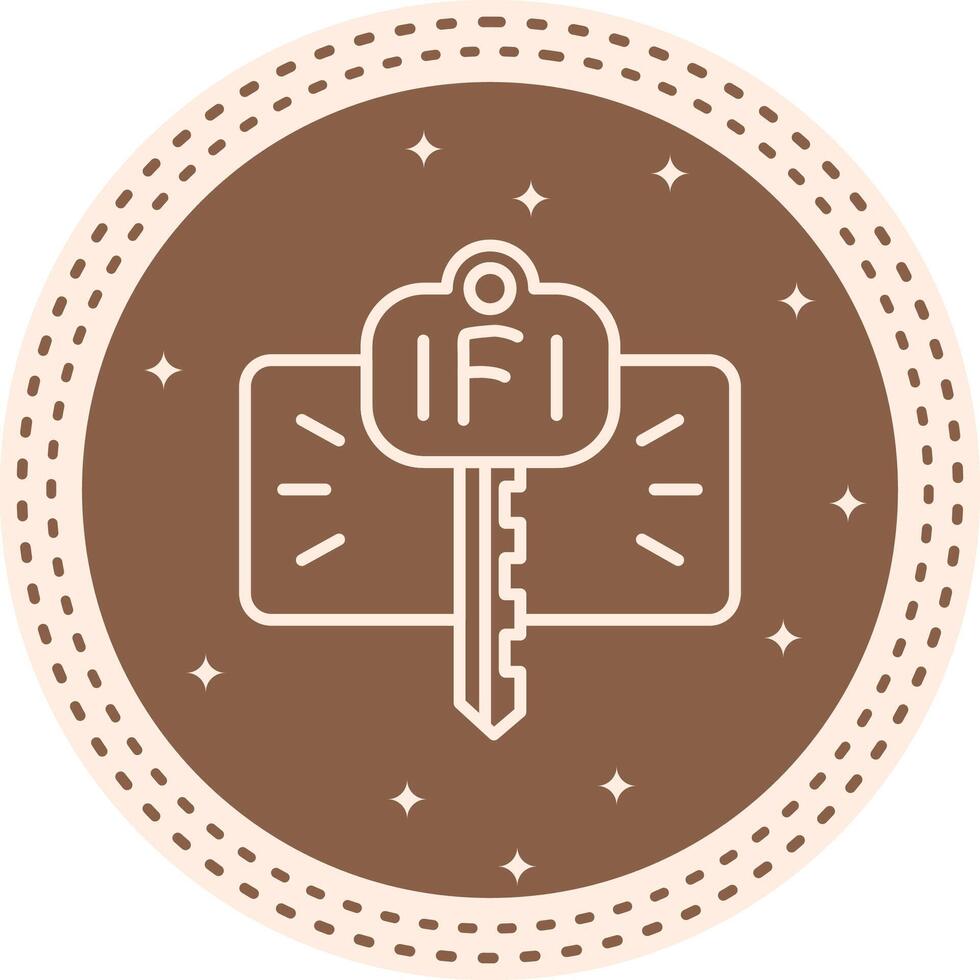 Foreign Key Concise UI Layout vector