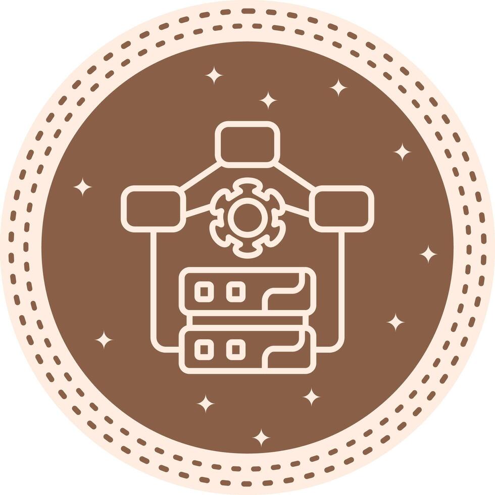 Data Model Process Unique Mobile Design Graphic vector
