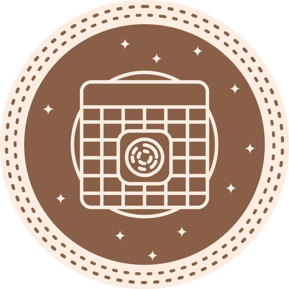 Grid Access Stylized Modern Design Feature vector